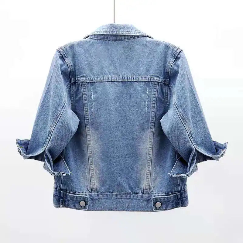 Women’s Vintage Sleeveless Denim Vest