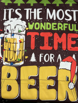 Men's Plus Size Christmas Hoodie – Festive Print