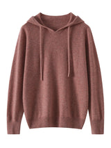Women's 100% Cashmere Hooded Sweater