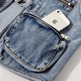 Women’s Jacquard Embroidery Short Denim Jacket