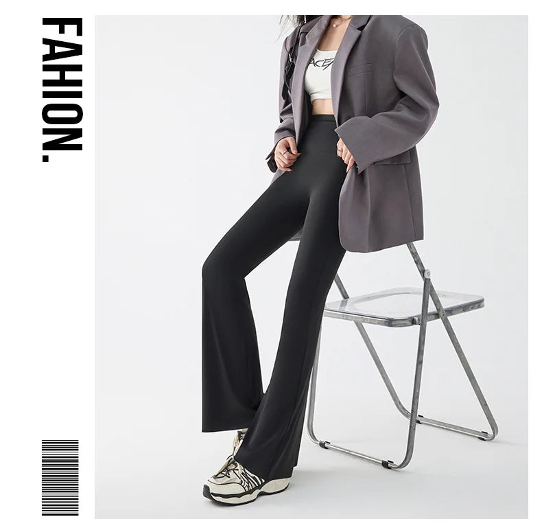 Women Flared Shark Leggings