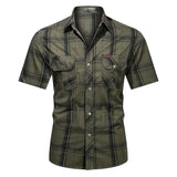 Men Plaid Casual Shirt