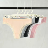 Women Mid-Rise Lace Thong