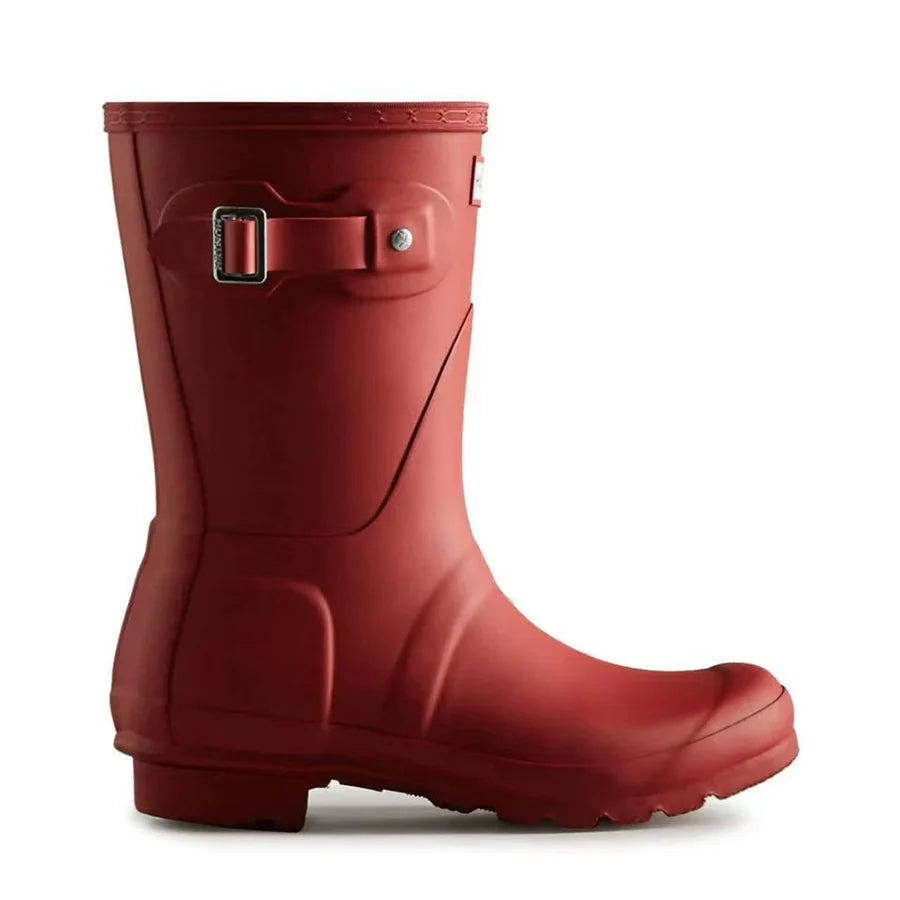 Women Mid Calf Boots Embroidered Leather