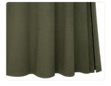Women Knit Split Long A-Line Skirt