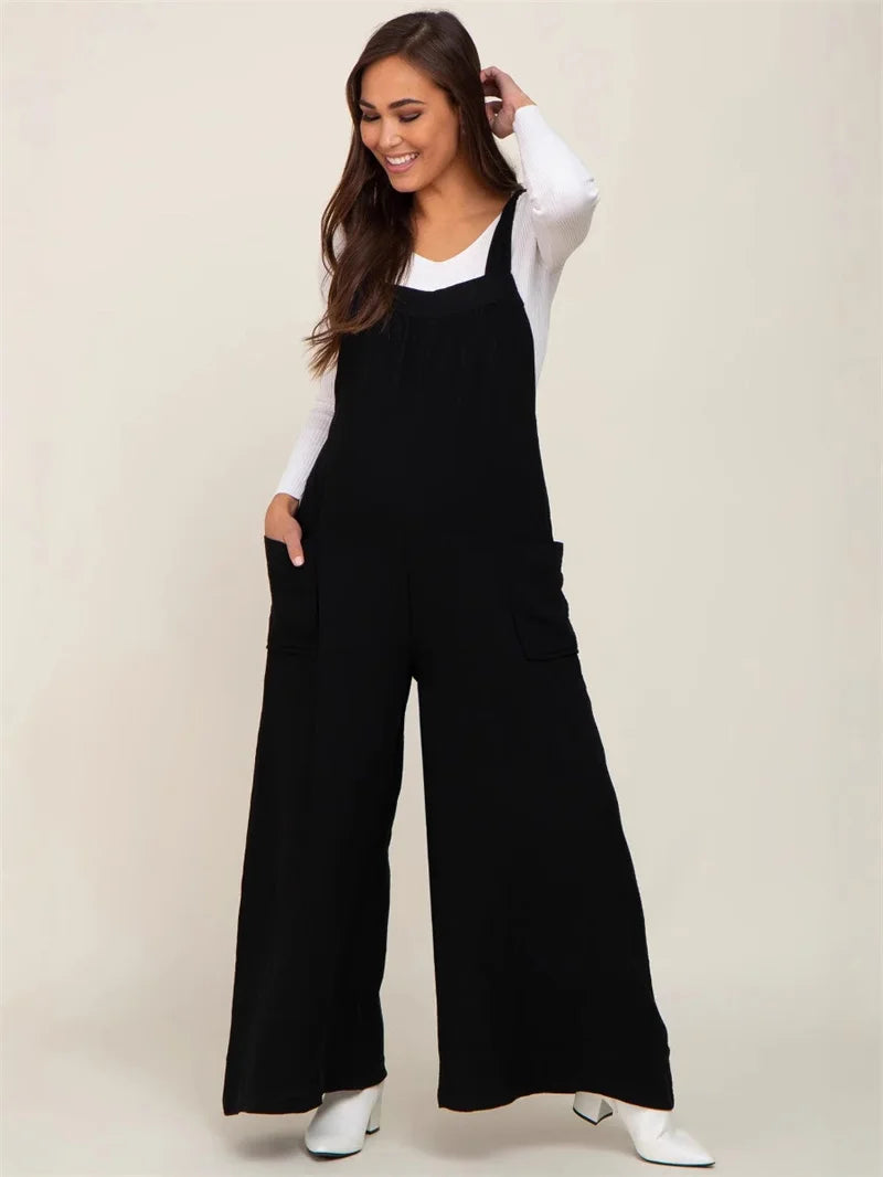High Waist Lantern Sleeve Maternity Dress
