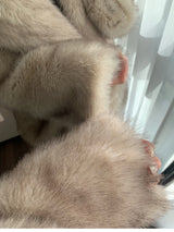 Oversized Faux Fox Fur Winter Coat