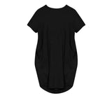 Women Casual Loose Cotton Dress