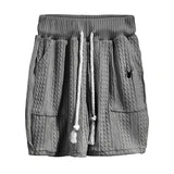 Men Jacquard Shorts Set