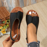Women Open Toe Flat Sandals Summer Casual