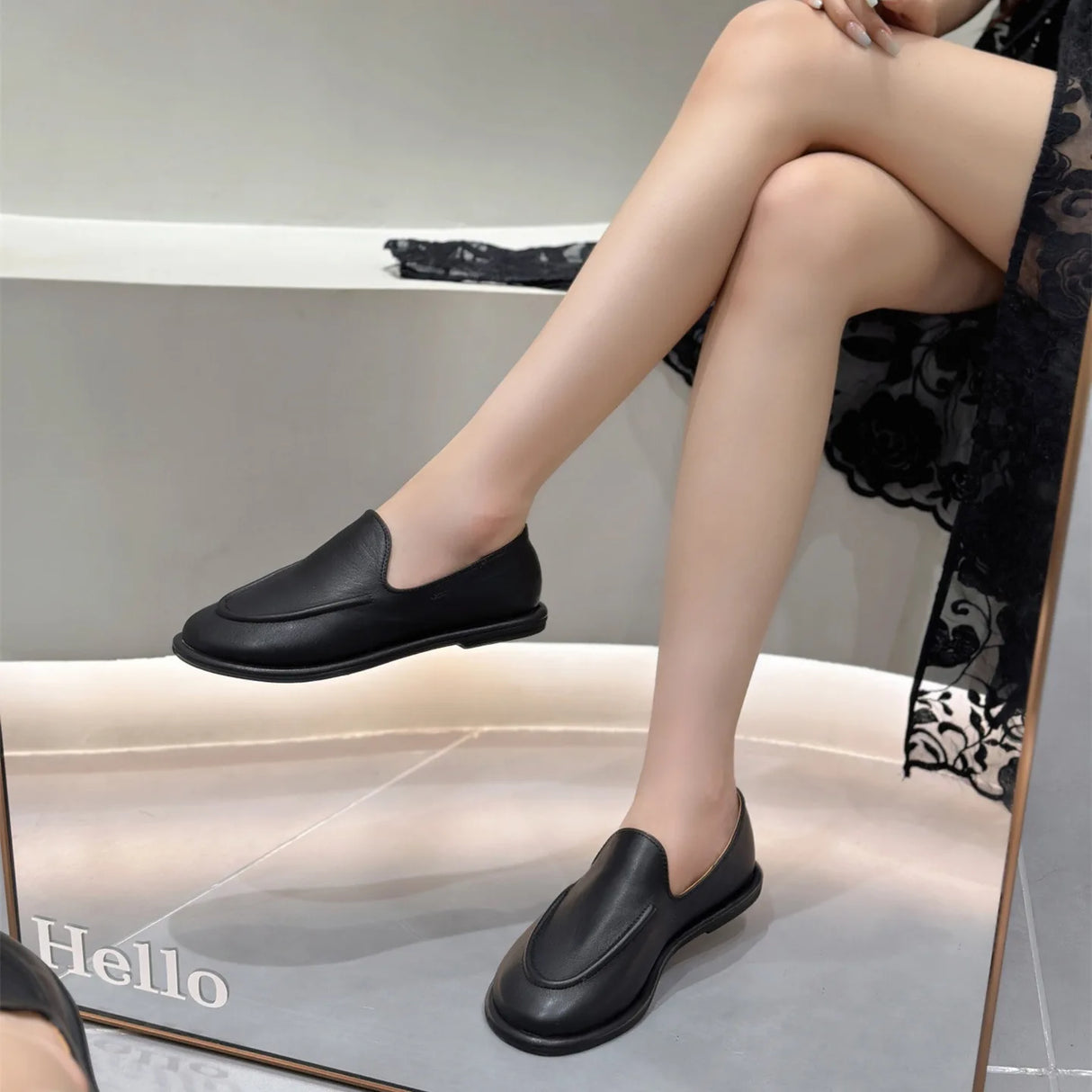 Women’s Slingback Buckle Pointed Toe Flats