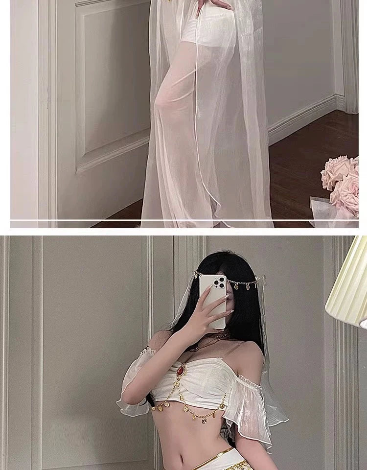 Egyptian Queen Belly Dance Costume Set