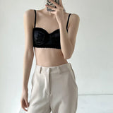 Women French Lace Half Bra