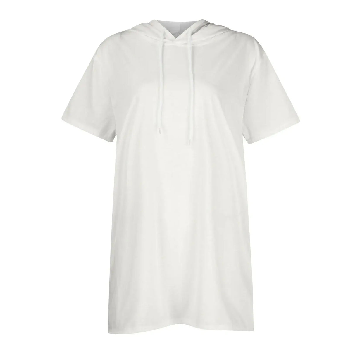 Women Oversized Short Sleeve Hoodie