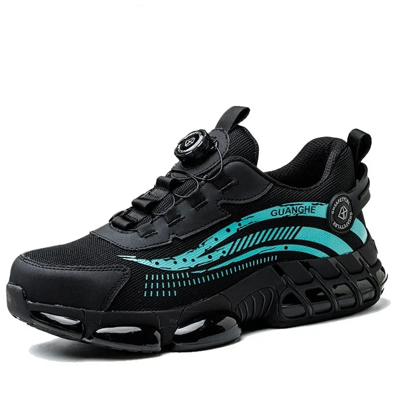 Women Safety Shoes Breathable Mesh Steel Toe Boots