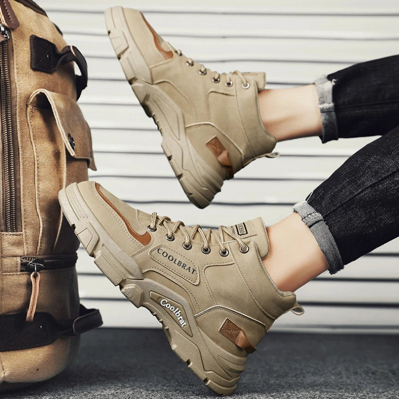 GripHike™ Men’s High-Top Hiking Boots