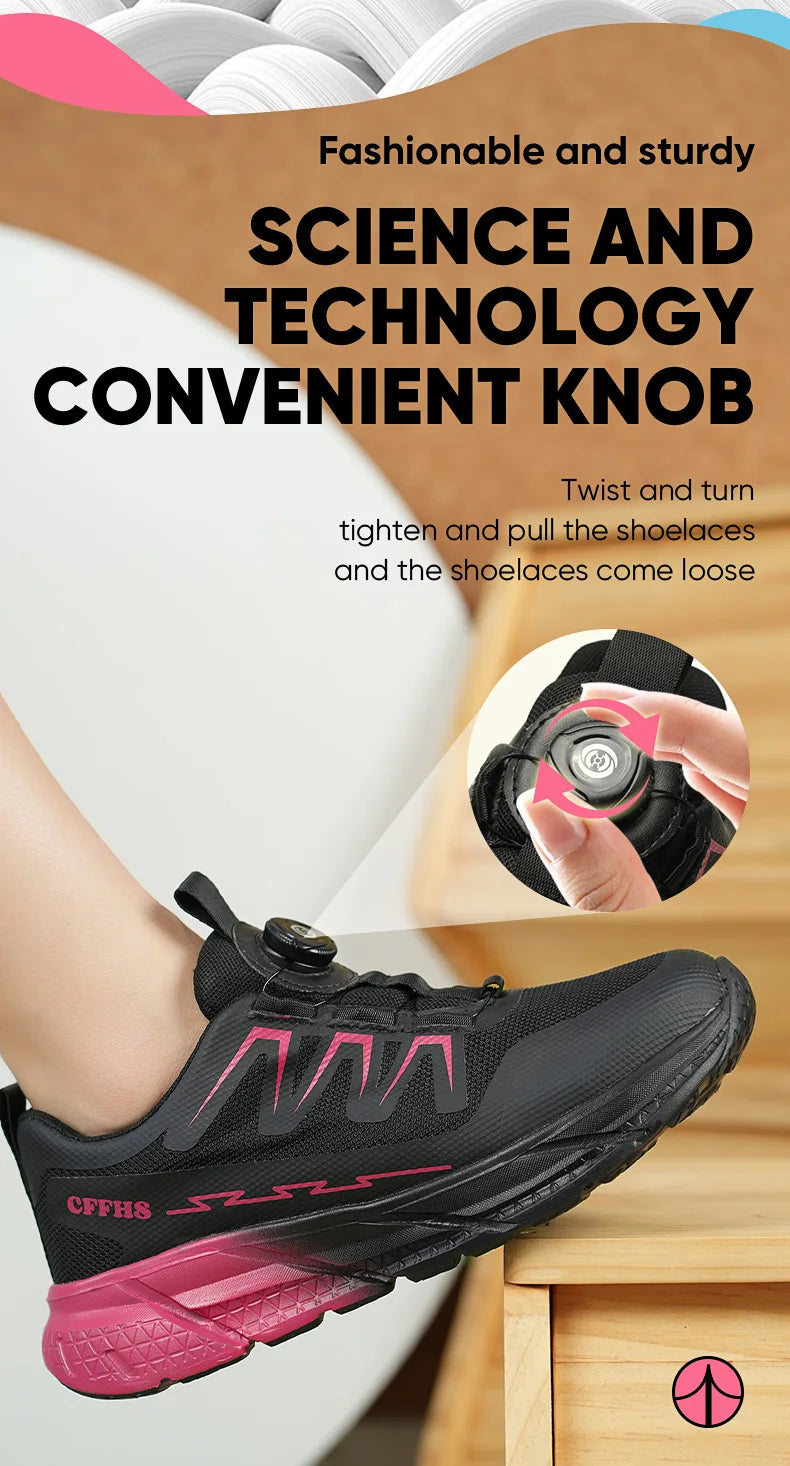 Women Safety Shoes Lightweight Work Boots