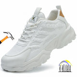 Women Safety Shoes Protective Security Sneakers