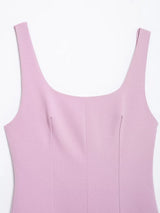 Women Pleated Backless Party Dress