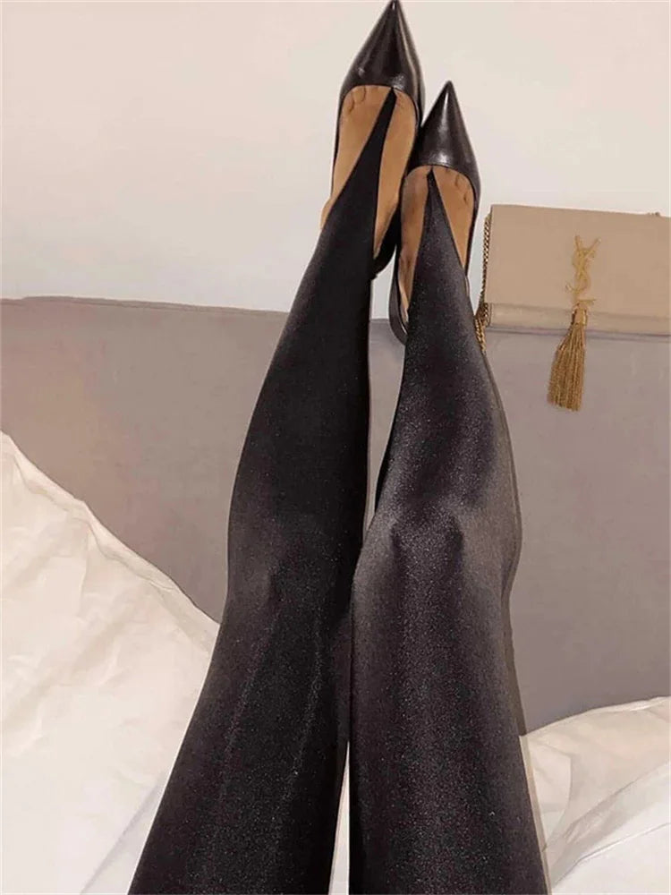 Women Glitter Skinny Club Leggings