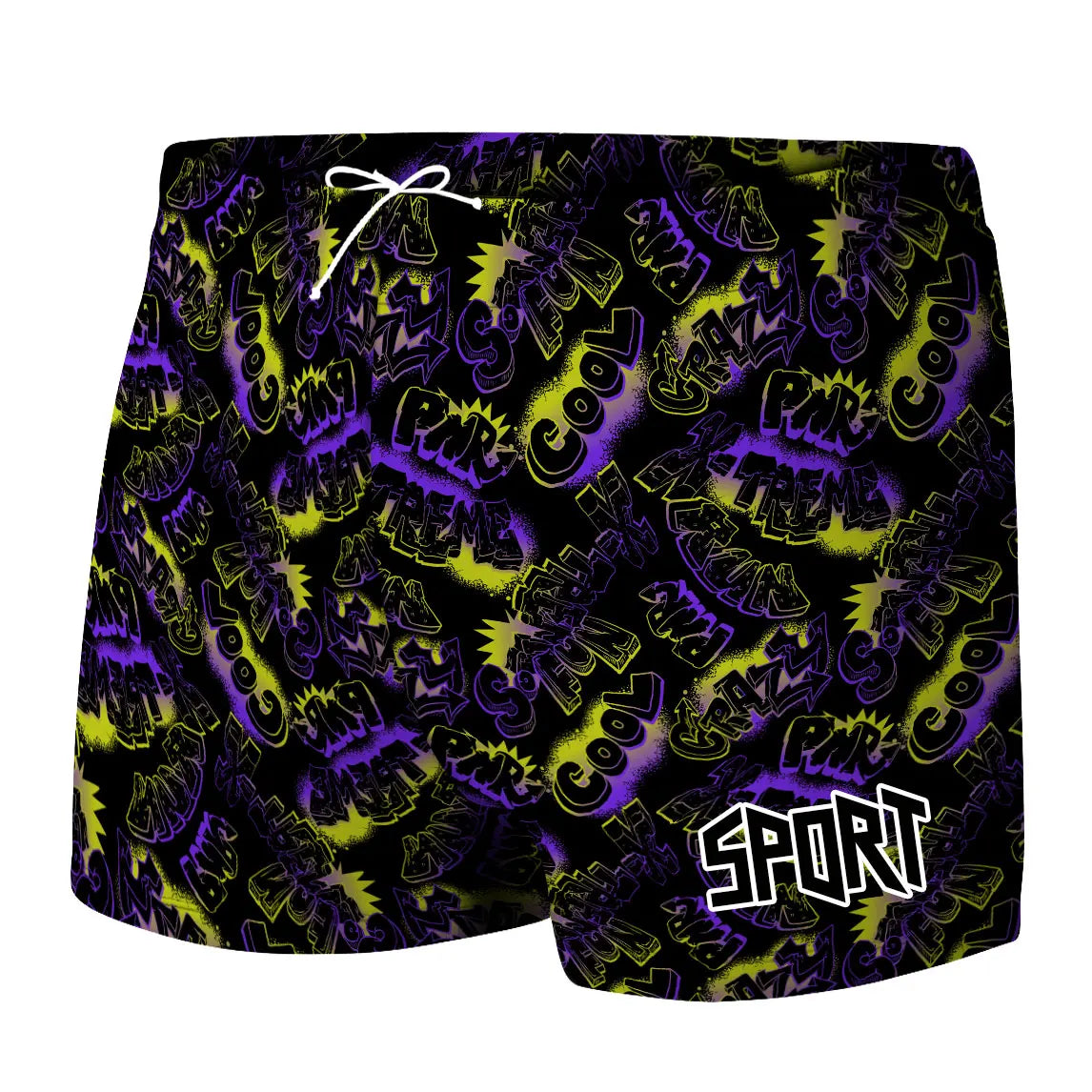 Men's Plus Size 3D Print Swim Trunks 5XL