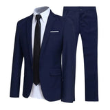 Men Slim Fit Business Dress Suit