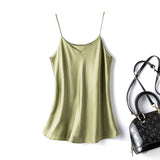 Double Layer Mulberry Silk Camisole Top