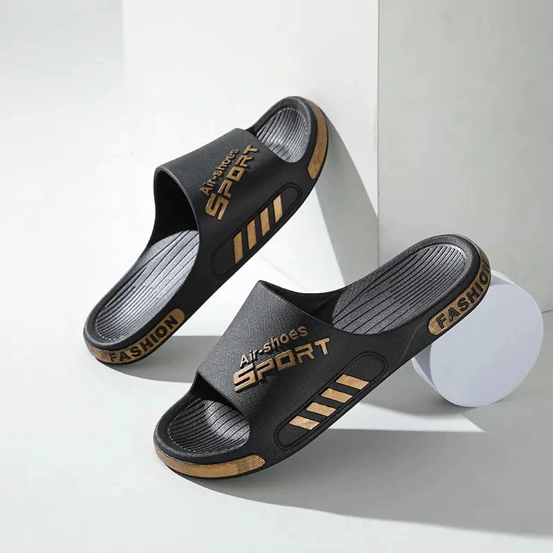 Men PVC Soft Sole Casual Beach Slides
