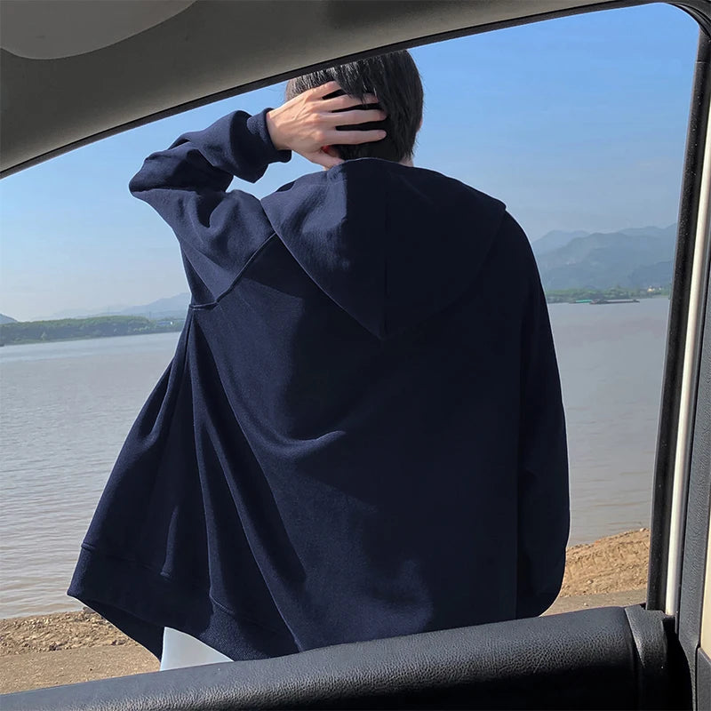 Plus Size Men’s Zip-Up Hoodie