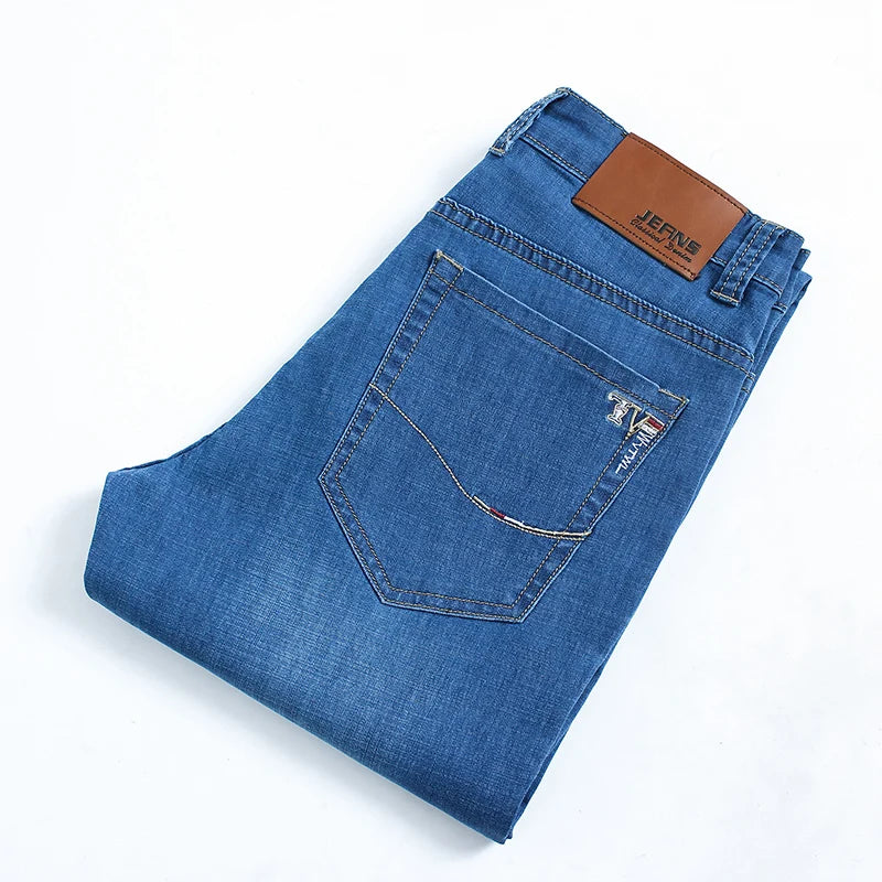 Men's Plus Size Straight Business Jeans