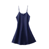 Women Satin V-Neck Sleep Nightie