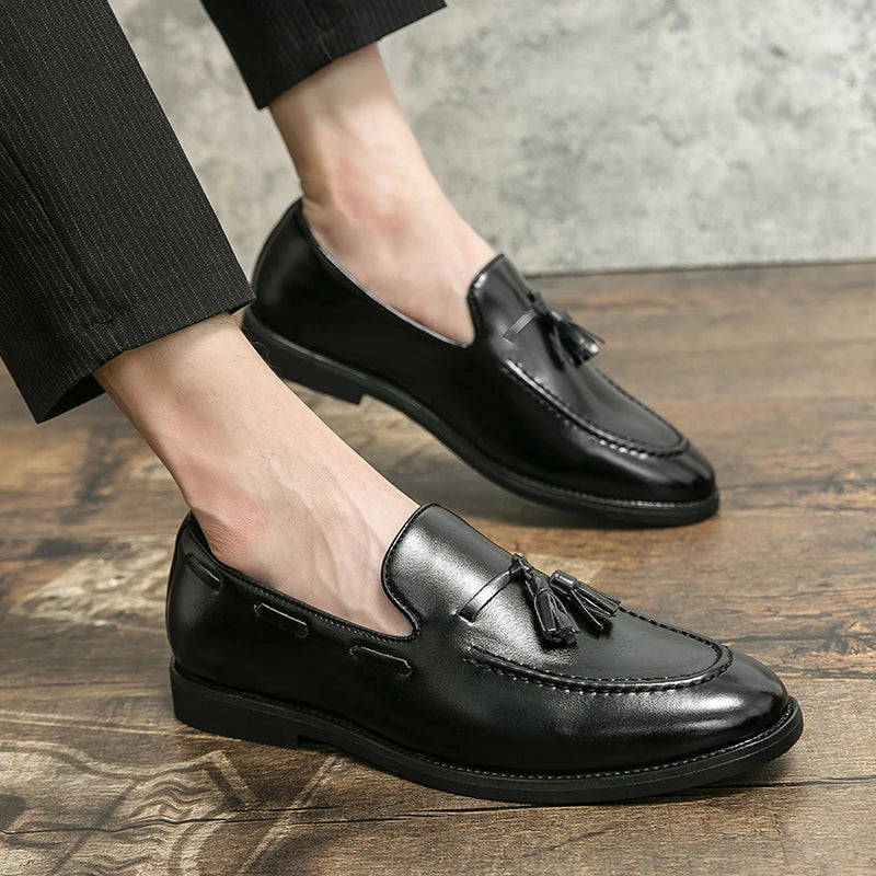 Men British Style Leather Brogues