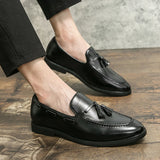 Men British Style Leather Brogues