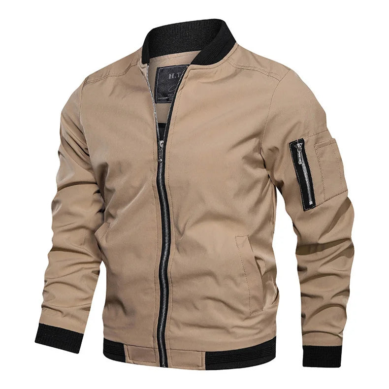Men's Plus Size Bomber Jacket – 7XL Y2K Style