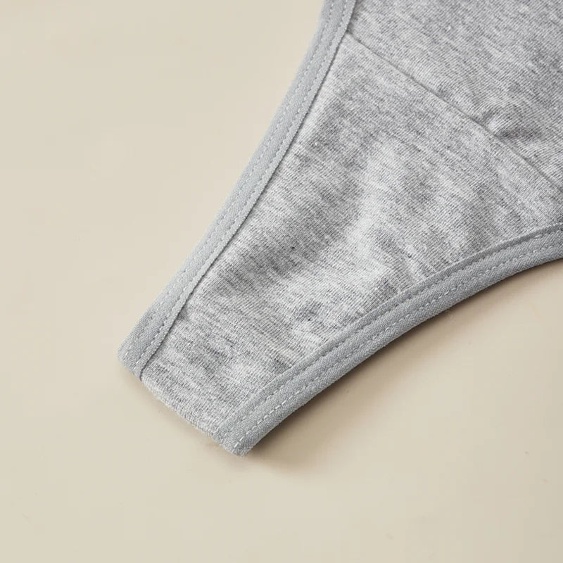 Women Cotton Low Waist Thongs