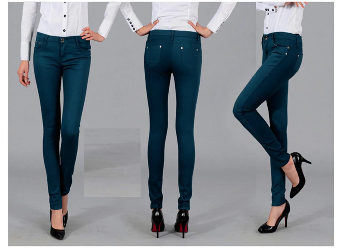 Women White Office Pants