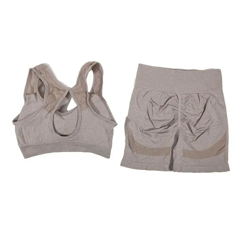 Women Yoga Vest & Shorts Set