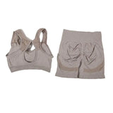 Women Yoga Vest & Shorts Set