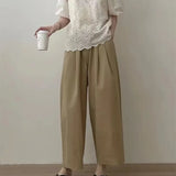 Women’s Plus Size Wide-Leg Pants