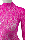 Women Fishnet Lace Bodysuit