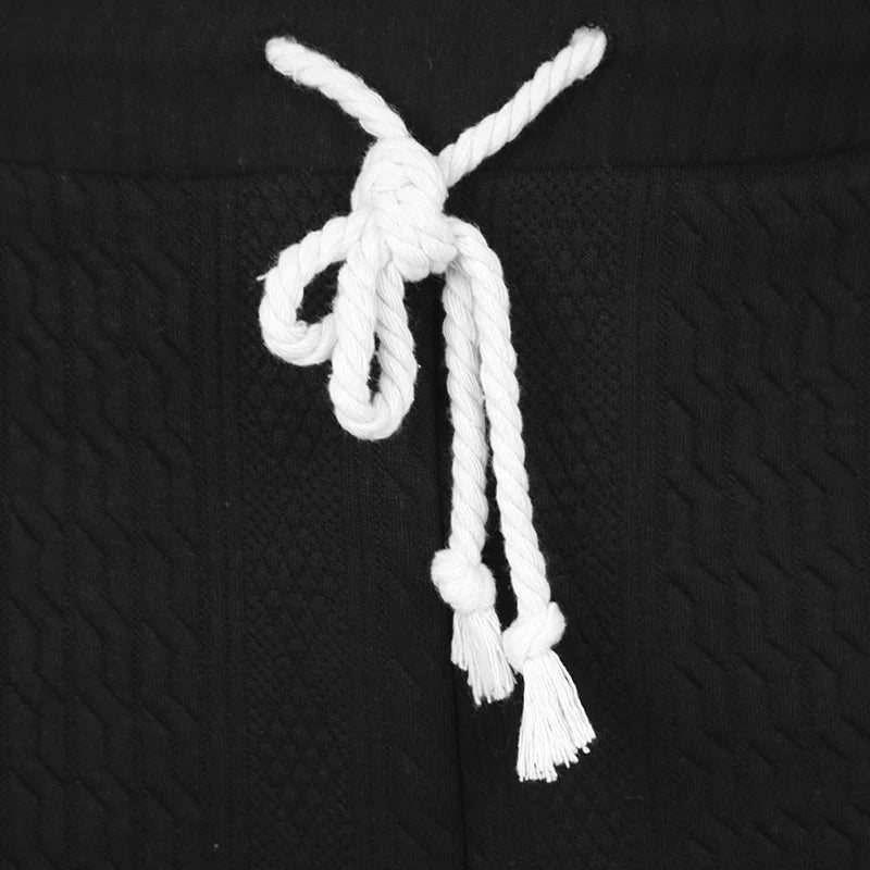 Men Jacquard Shorts Set