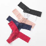 Women Rhinestone Thong Panties