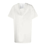 Women Oversized Short Sleeve Hoodie