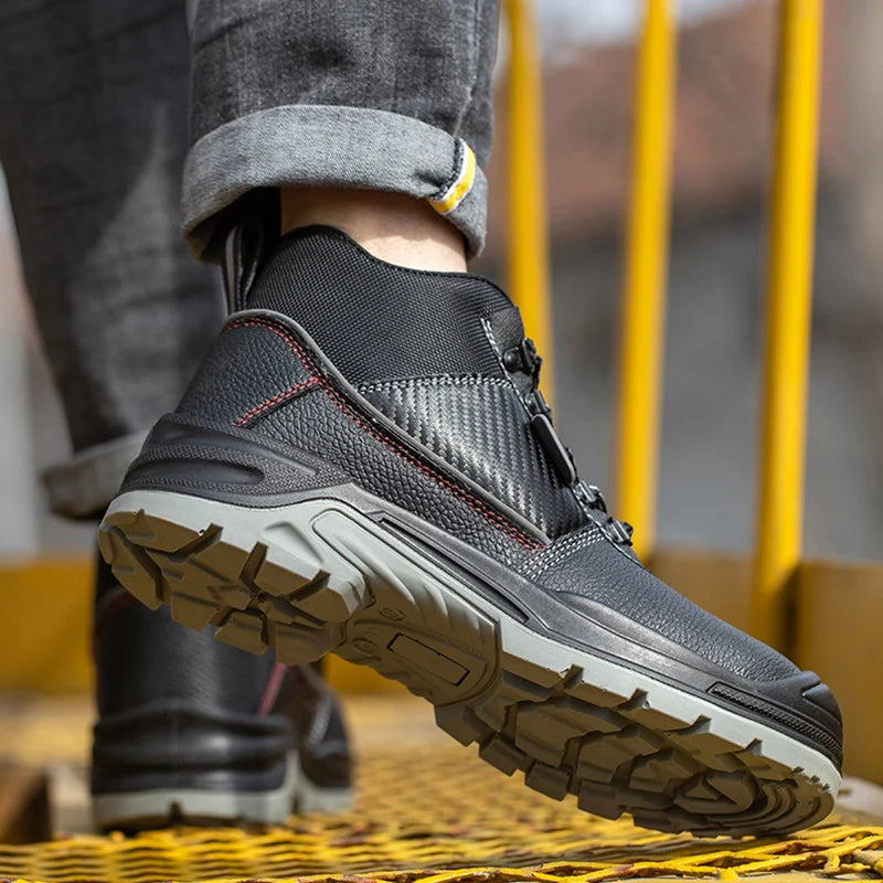 Men Waterproof Anti-Puncture Safety Boots