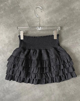 Women Ruffle High Waist Skirt