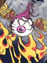 Men Vintage Ripped Jeans