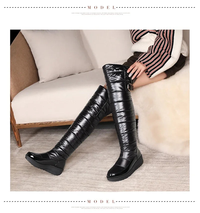 Women Wedge Boots – 2025 Winter