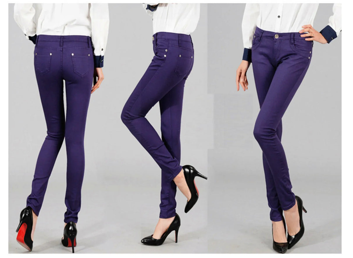 Women White Office Pants