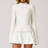 Women Stretch Slim Fit Training Jacket