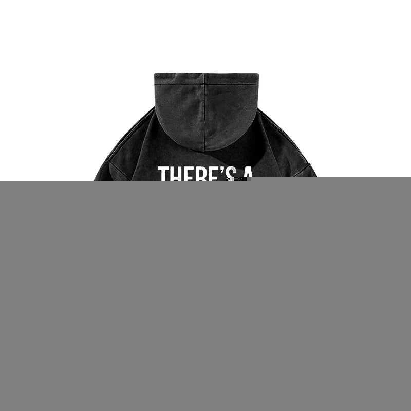 Men’s Washed Graphic Hoodie